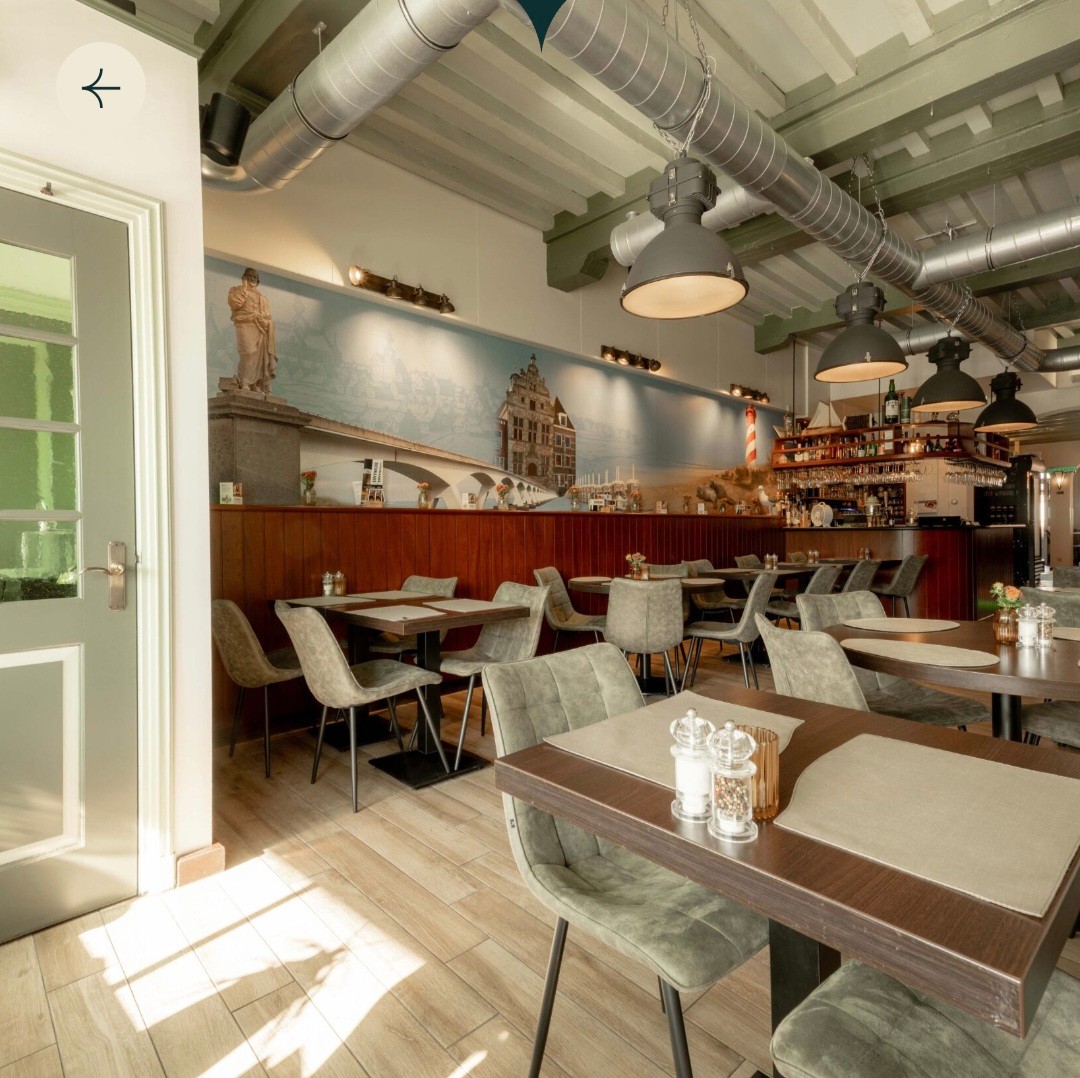 RESTAURANT MET VASTGOED TER OVERNAME IN BROUWERSHAVEN – HAVENLOCATIE, TERRAS EN BOVENWONING — foto 6 van 15
